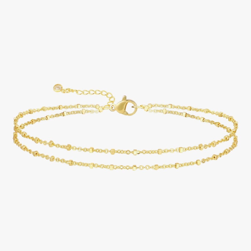 NEW 14K Gold Plated Elegant Gold Anklet Bracelet